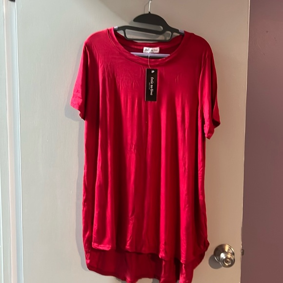 NWT Free to Live tunic, red - Picture 1 of 4